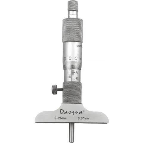 509500 Dasqua Djupmikrometer slirkoppling, spindellåsning 0-25 mm Handla nu